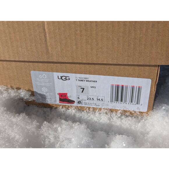 NEW CUTE UGG Kids Taney Weather Waterproof Snow Boots | Size 7 Toddler - Picture 5 of 10